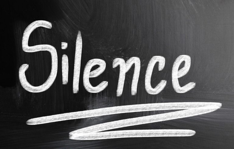 silence concept